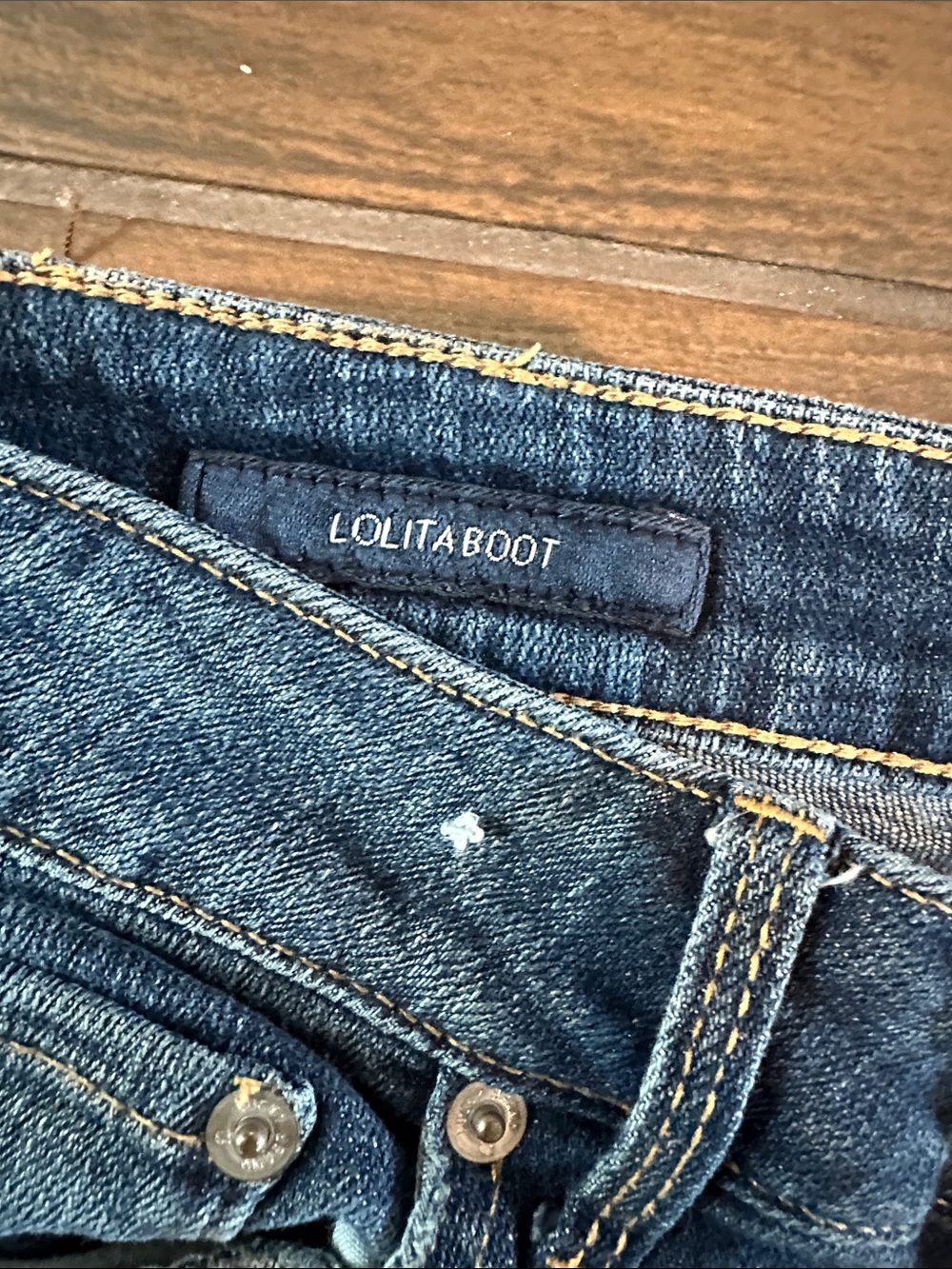 Women’s Lucky Brand Lolita Boot Dark Wash Jeans 12 - Picture 3 of 5